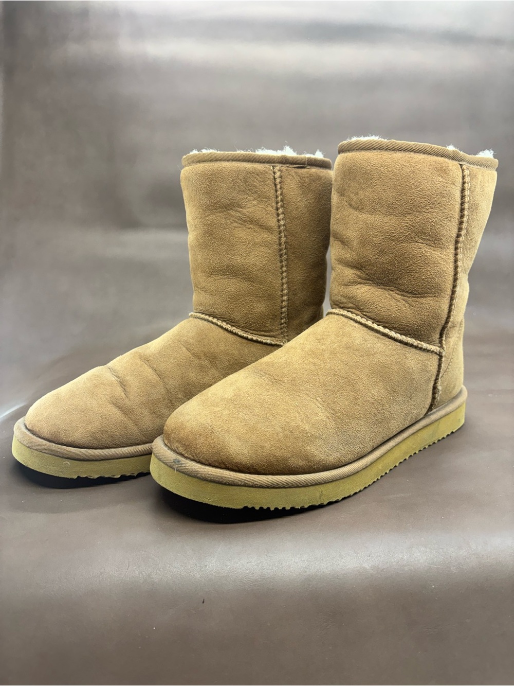 Kirkland Signature Tan Suede Winter Shearling Boots